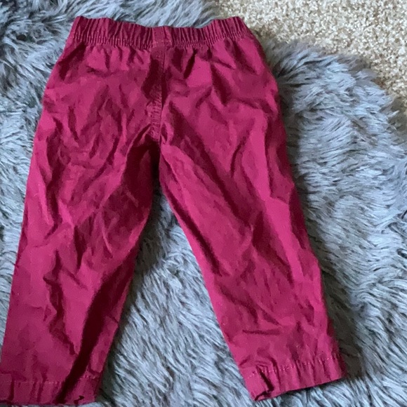 Carter’s long sleeve boys faux flannel plaid button down pants set. 18m - Picture 7 of 9